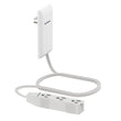 Nuviraz Ultra-Thin Flat Outlet Extender with Cord – 3-Outlet Wall Plate Plug | Slim Power Strip for Tight Spaces, Furniture & Travel Use - NuviraZ