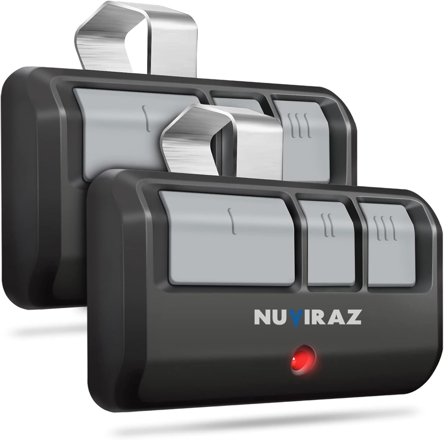 Nuviraz Universal Garage Door Opener Remote – Compatible with Chamberlain, LiftMaster, Craftsman – 893LM, 893Max, 971LM - NuviraZ
