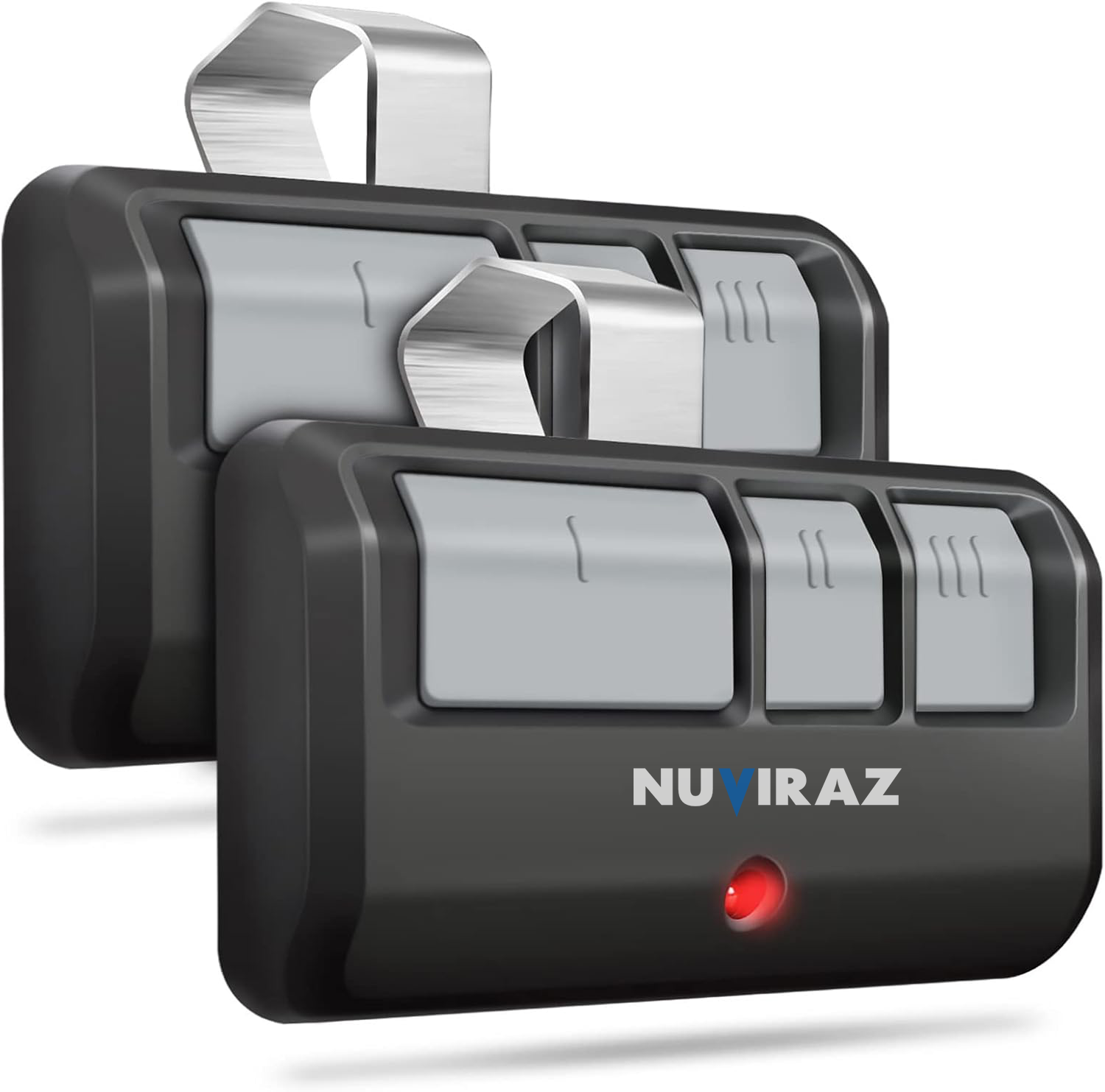 Nuviraz Universal Garage Door Opener Remote – Compatible with Chamberlain, LiftMaster, Craftsman – 893LM, 893Max, 971LM - NuviraZ